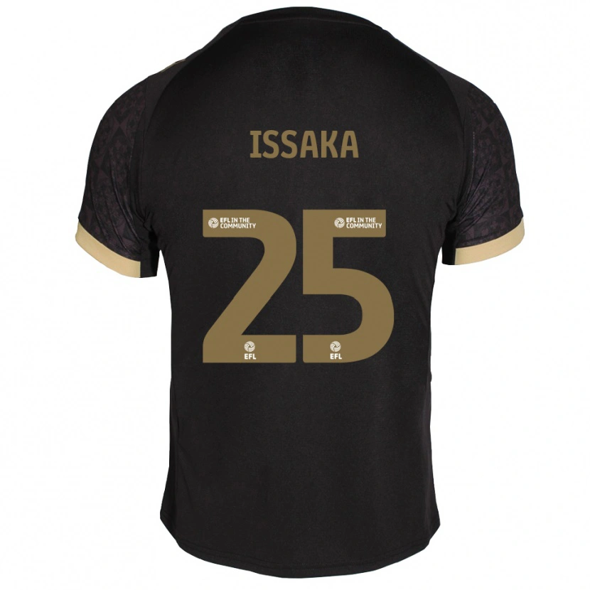 Danxen Herren Freddie Issaka #25 Schwarz Gold Auswärtstrikot Trikot 2025/26 T-Shirt Österreich