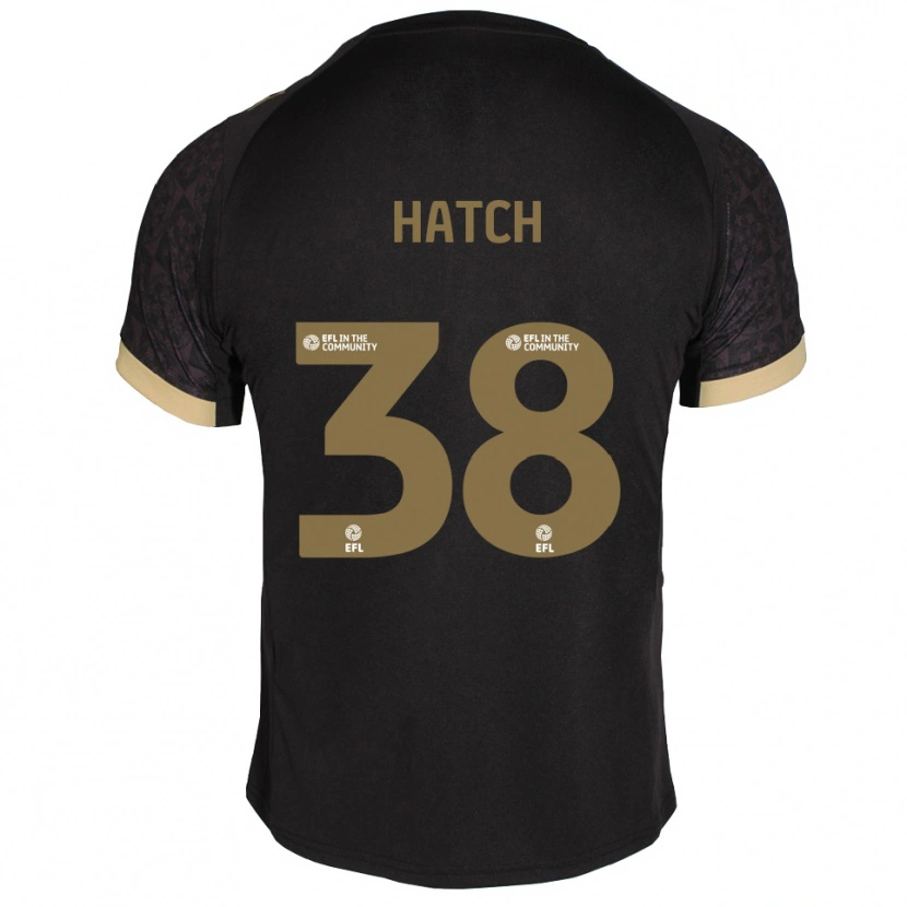 Danxen Herren Joseph Hatch #38 Schwarz Gold Auswärtstrikot Trikot 2025/26 T-Shirt Österreich
