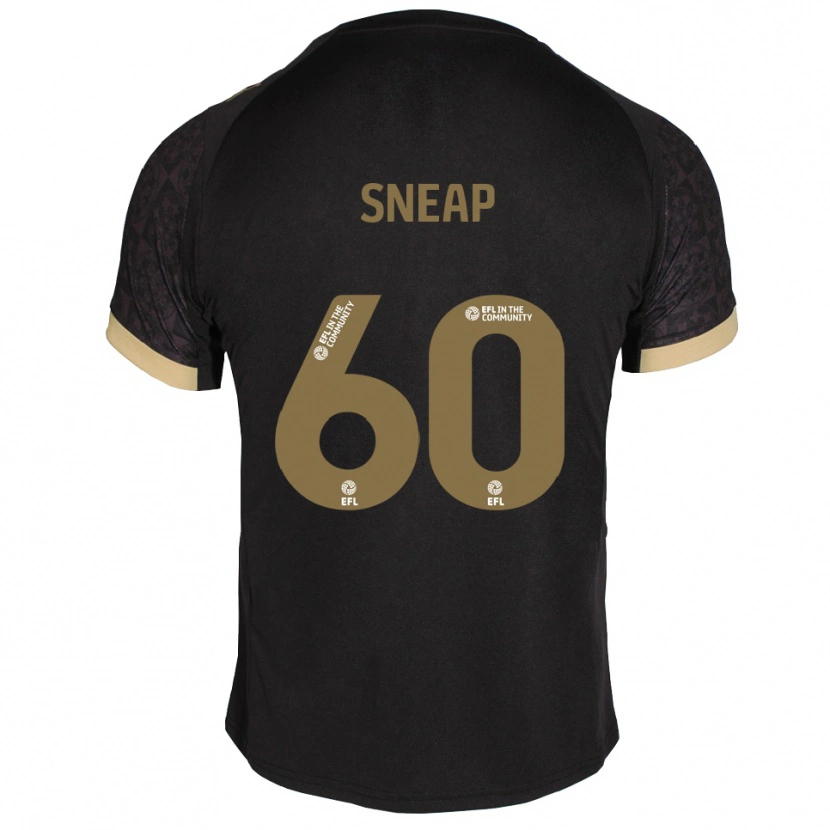 Danxen Herren Harley Sneap #60 Schwarz Gold Auswärtstrikot Trikot 2025/26 T-Shirt Österreich