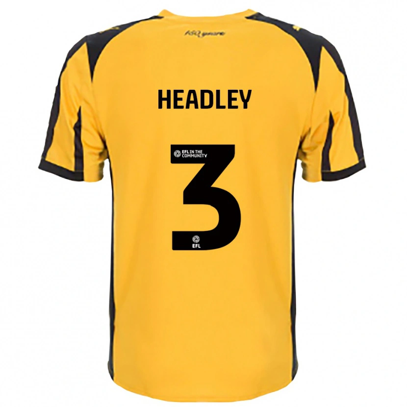 Danxen Herren Jaheim Headley #3 Orange Schwarz Auswärtstrikot Trikot 2025/26 T-Shirt Österreich