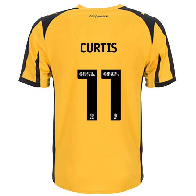 Danxen Herren Ronan Curtis #11 Orange Schwarz Auswärtstrikot Trikot 2025/26 T-Shirt Österreich