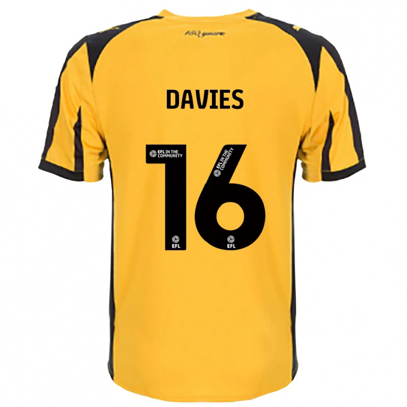 Danxen Herren Cassie Davies #16 Orange Schwarz Auswärtstrikot Trikot 2025/26 T-Shirt Österreich