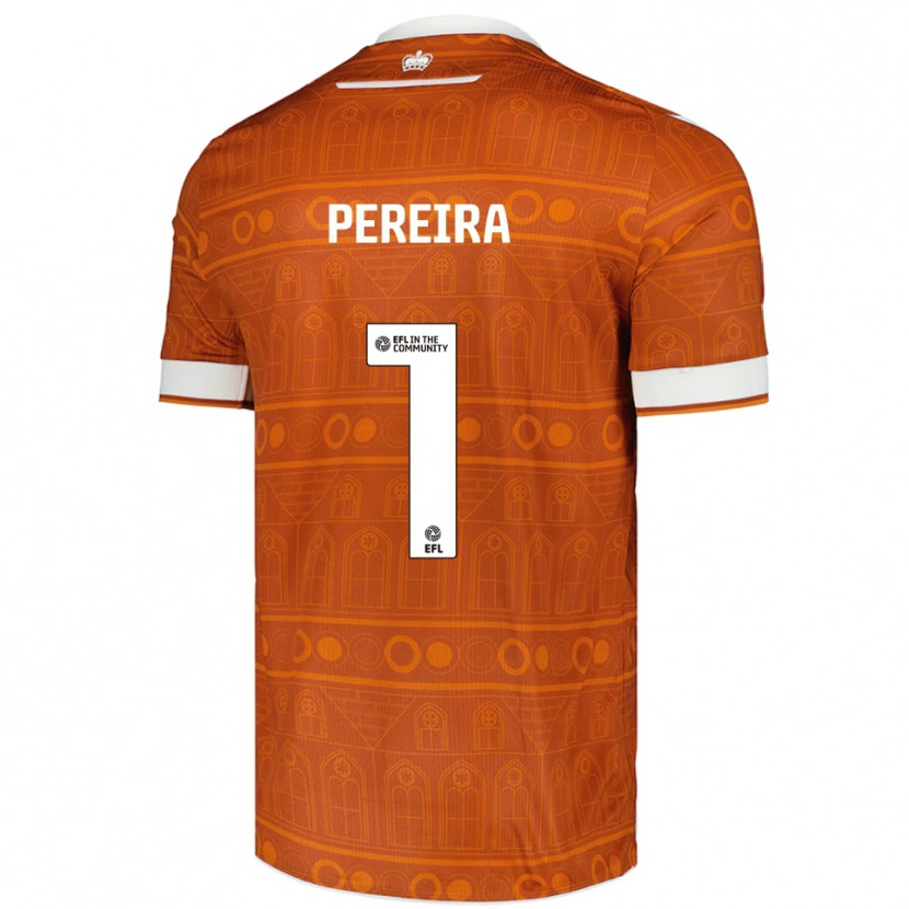 Danxen Herren Joel Pereira #1 Orange Weiß Auswärtstrikot Trikot 2025/26 T-Shirt Österreich