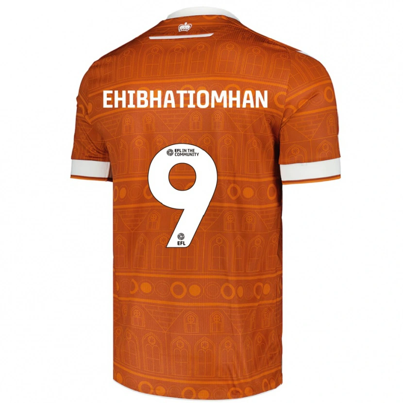 Danxen Herren Kelvin Ehibhatiomhan #9 Orange Weiß Auswärtstrikot Trikot 2025/26 T-Shirt Österreich