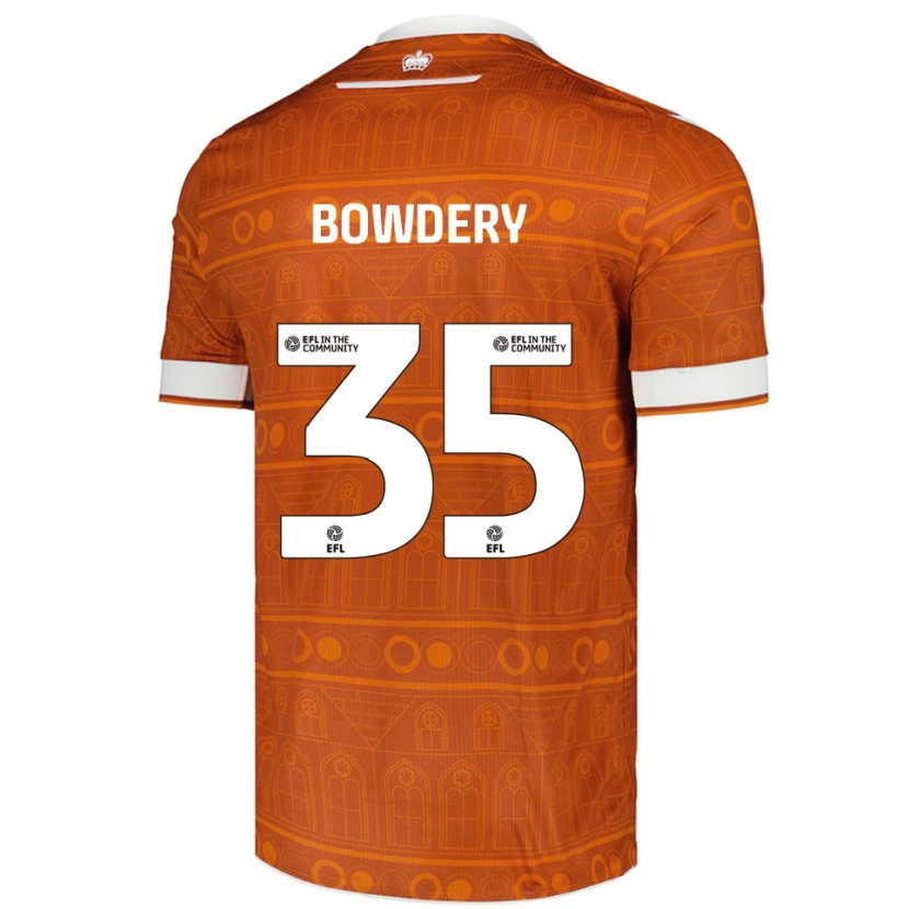 Danxen Herren Carter Bowdery #35 Orange Weiß Auswärtstrikot Trikot 2025/26 T-Shirt Österreich