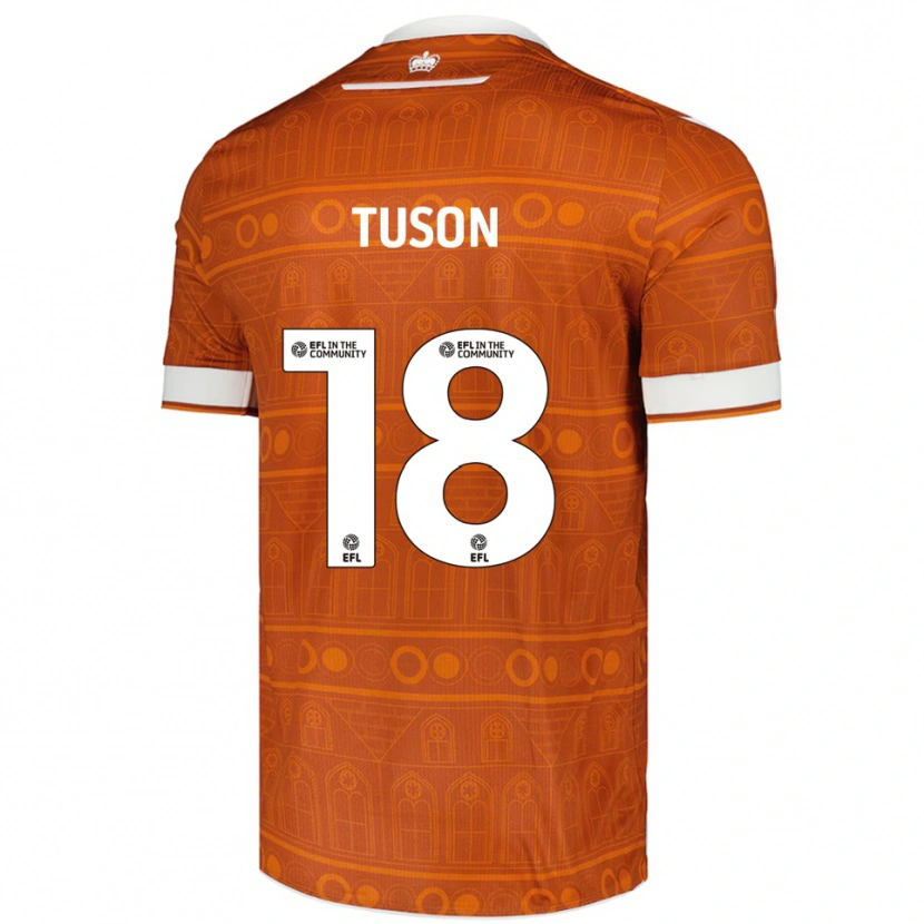 Danxen Herren Freya Meadows-Tuson #18 Orange Weiß Auswärtstrikot Trikot 2025/26 T-Shirt Österreich