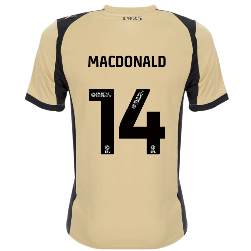 Danxen Herren Alex Macdonald #14 Gold Schwarz Auswärtstrikot Trikot 2025/26 T-Shirt Österreich