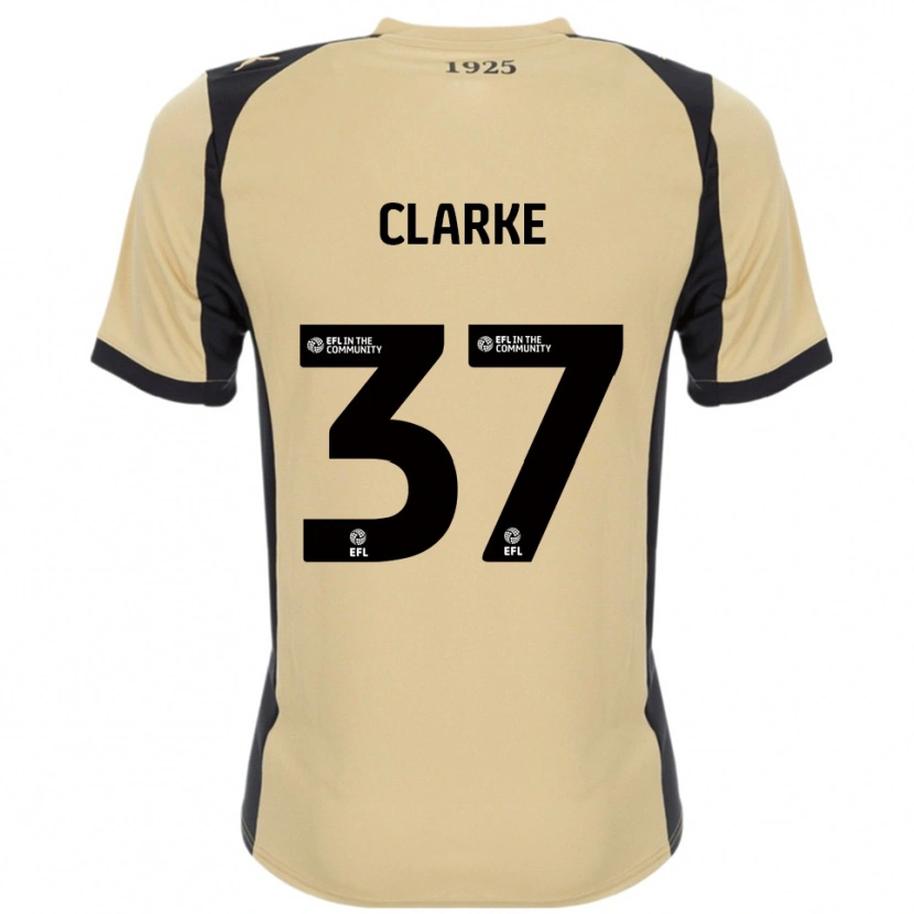 Danxen Herren James Clarke #37 Gold Schwarz Auswärtstrikot Trikot 2025/26 T-Shirt Österreich
