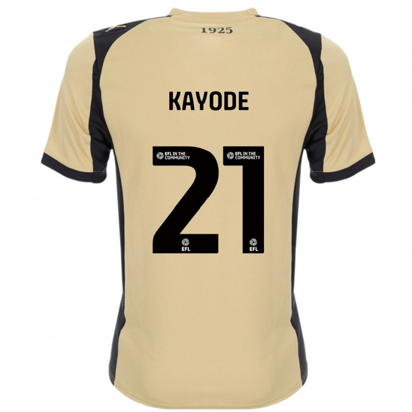 Danxen Herren Joshua Kayode #21 Gold Schwarz Auswärtstrikot Trikot 2025/26 T-Shirt Österreich