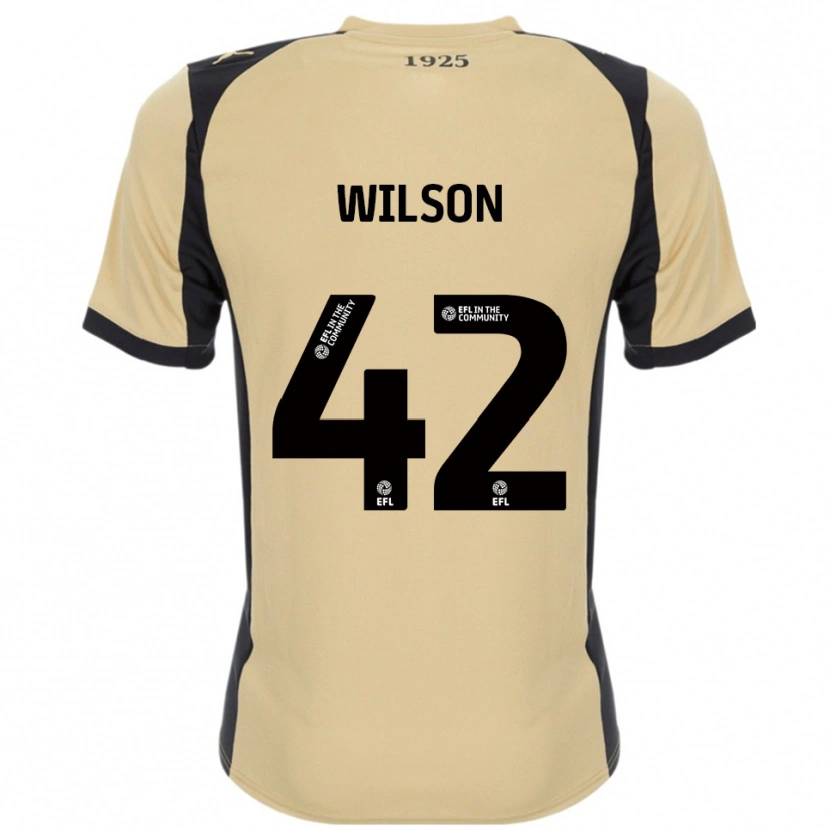 Danxen Herren Reece Wilson #42 Gold Schwarz Auswärtstrikot Trikot 2025/26 T-Shirt Österreich