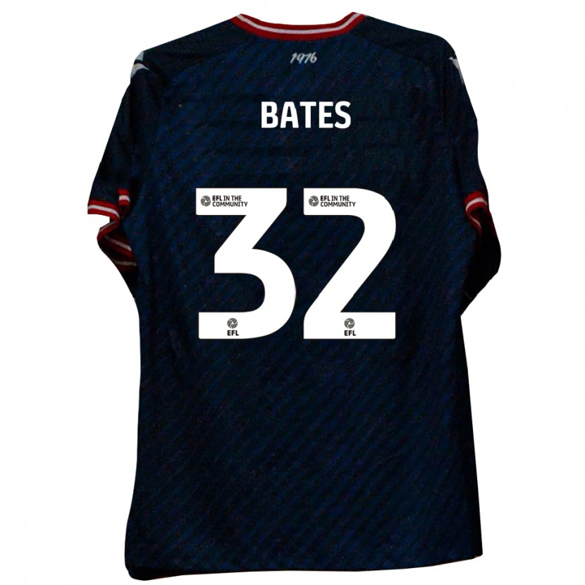 Danxen Herren Ellis Bates #32 Marine Rot Auswärtstrikot Trikot 2025/26 T-Shirt Österreich