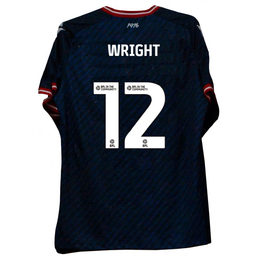 Danxen Herren Eddie Wright #12 Marine Rot Auswärtstrikot Trikot 2025/26 T-Shirt Österreich