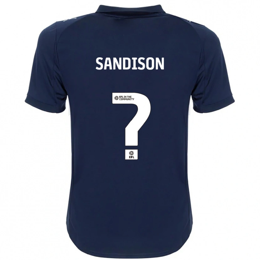 Danxen Herren Nathan Sandison #0 Marine Weiß Auswärtstrikot Trikot 2025/26 T-Shirt Österreich