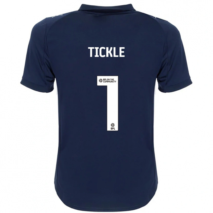 Danxen Herren Sam Tickle #1 Marine Weiß Auswärtstrikot Trikot 2025/26 T-Shirt Österreich