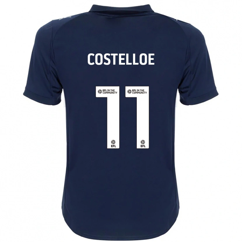 Danxen Herren Dara Costelloe #11 Marine Weiß Auswärtstrikot Trikot 2025/26 T-Shirt Österreich
