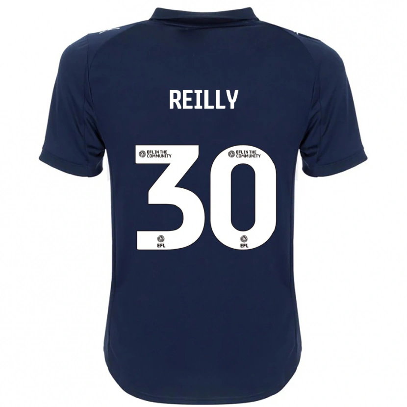 Danxen Herren Jack Reilly #30 Marine Weiß Auswärtstrikot Trikot 2025/26 T-Shirt Österreich