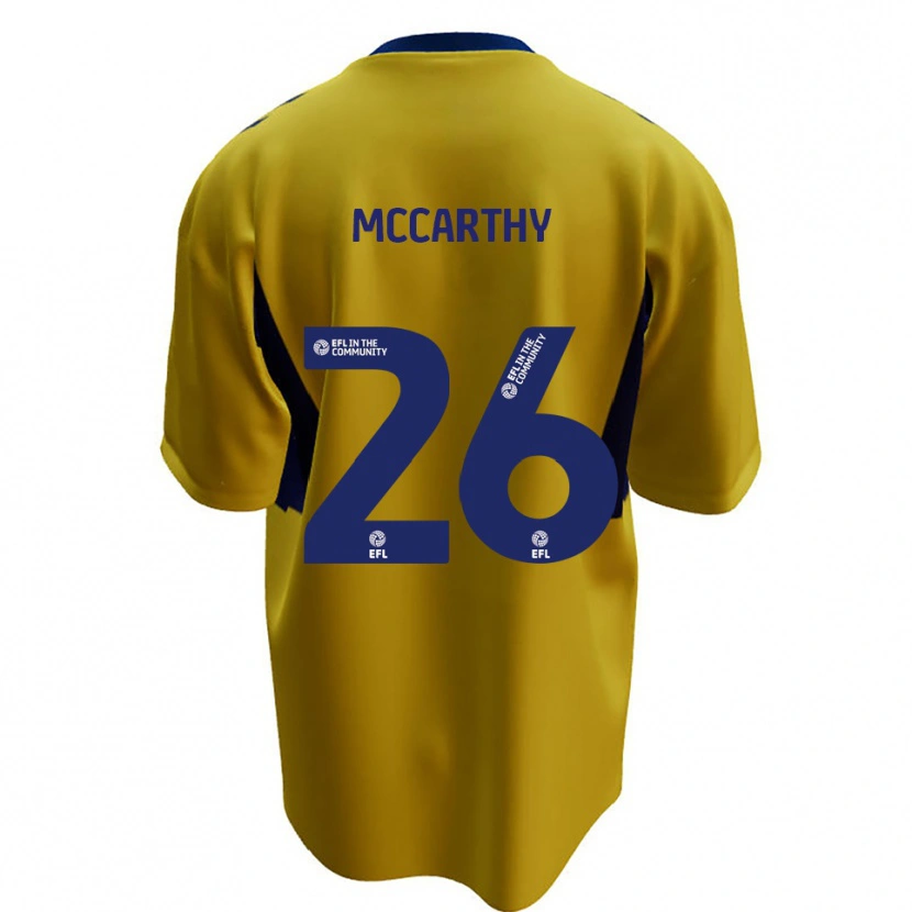 Danxen Herren Jason Mccarthy #26 Gelb Blau Auswärtstrikot Trikot 2025/26 T-Shirt Österreich