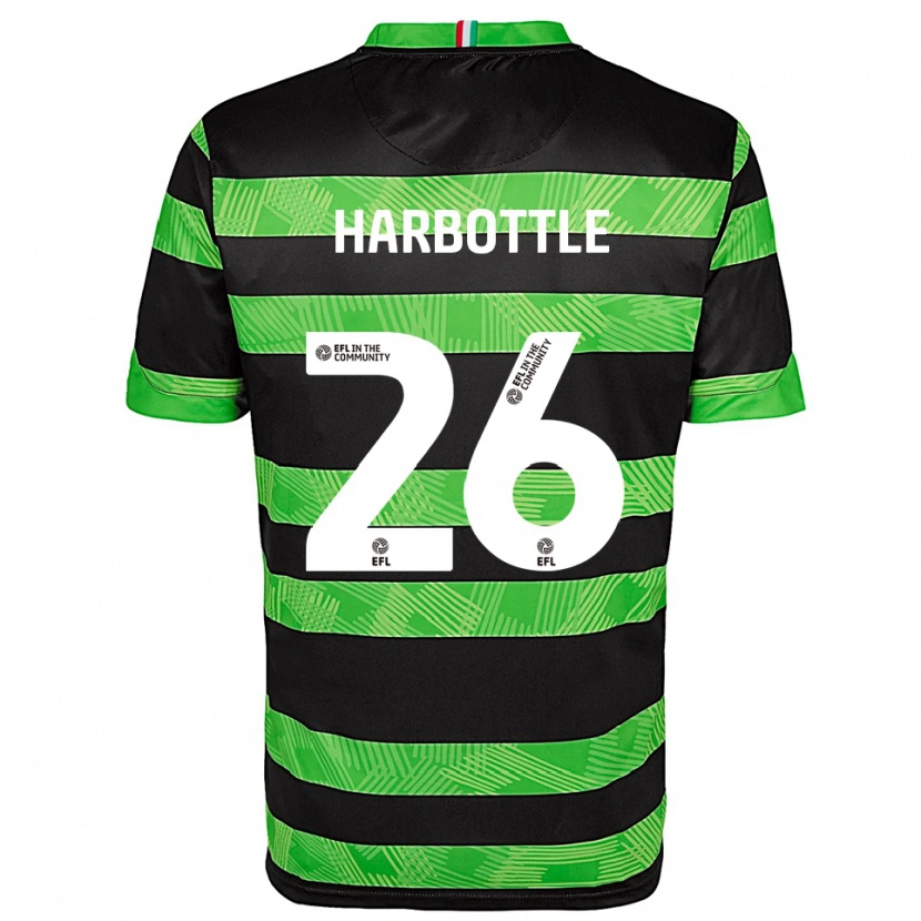 Danxen Herren Riley Harbottle #26 Schwarz Grün Auswärtstrikot Trikot 2025/26 T-Shirt Österreich