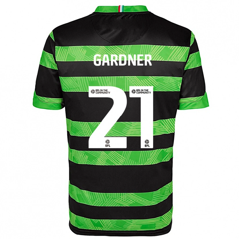 Danxen Herren Remmi Gardner #21 Schwarz Grün Auswärtstrikot Trikot 2025/26 T-Shirt Österreich