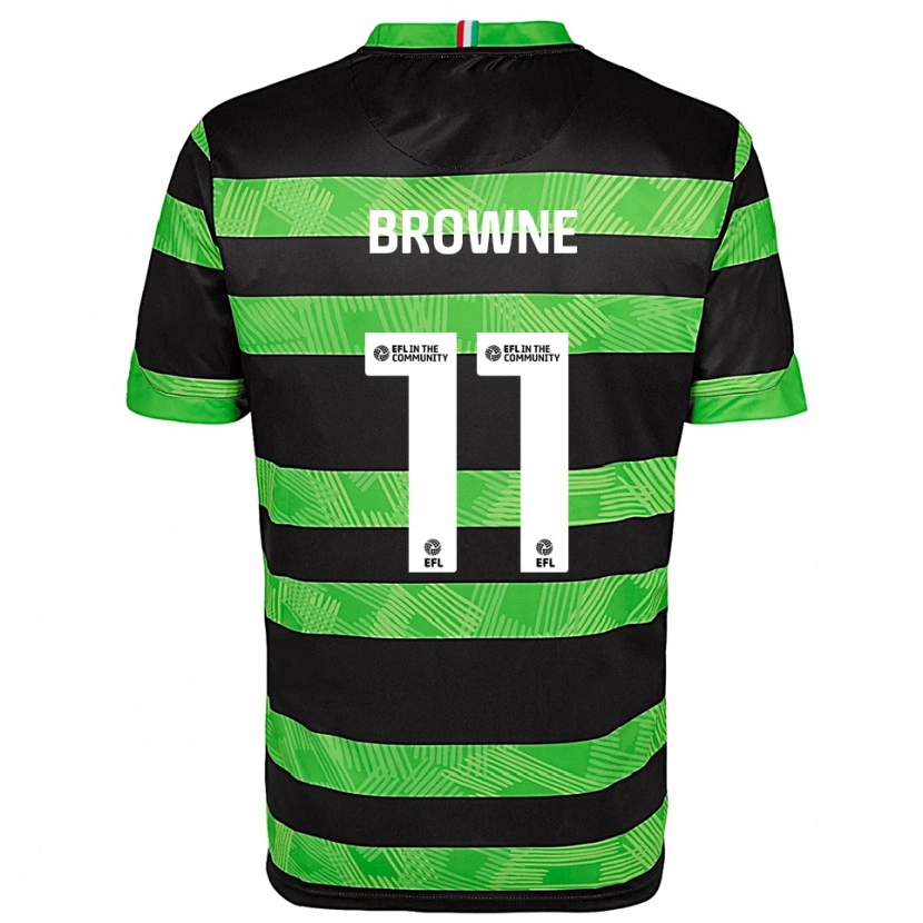 Danxen Herren Marcus Browne #11 Schwarz Grün Auswärtstrikot Trikot 2025/26 T-Shirt Österreich