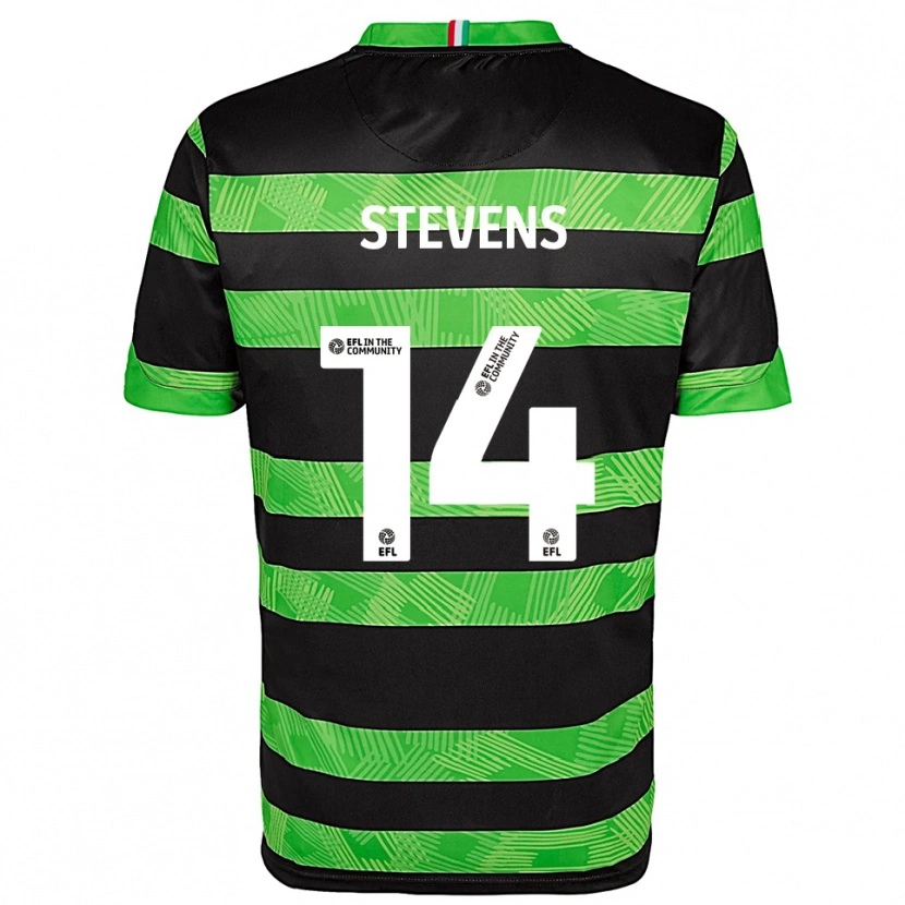 Danxen Herren Matty Stevens #14 Schwarz Grün Auswärtstrikot Trikot 2025/26 T-Shirt Österreich