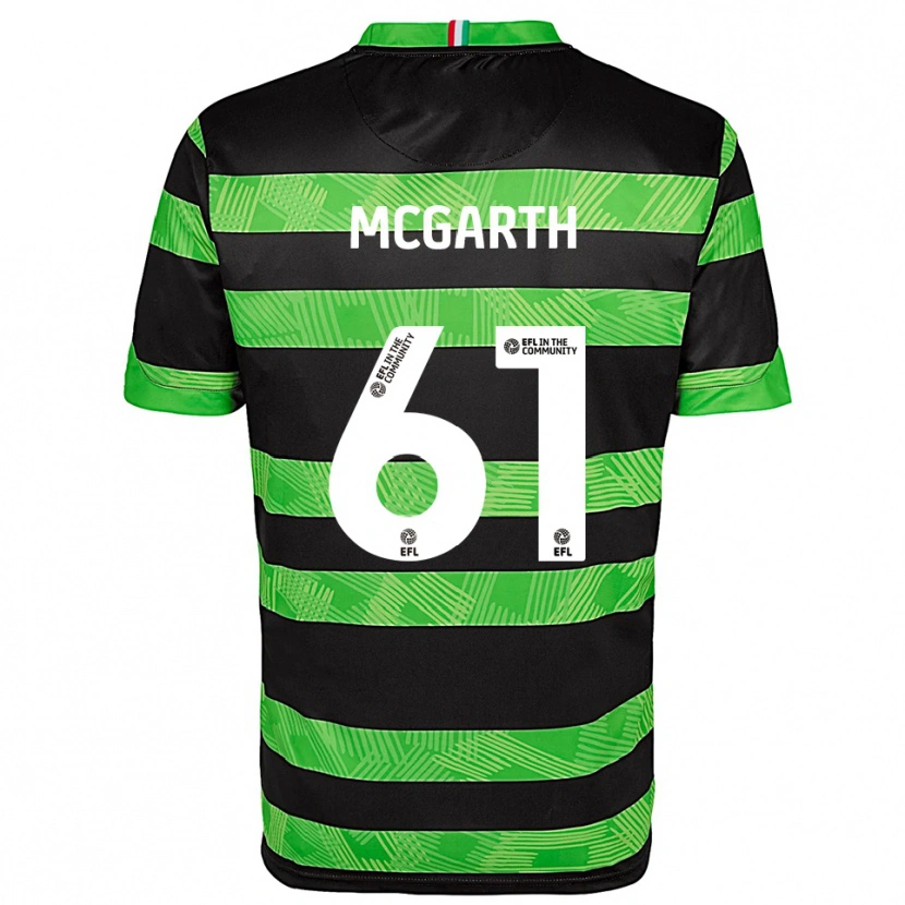 Danxen Herren Ethan Mcgarth #61 Schwarz Grün Auswärtstrikot Trikot 2025/26 T-Shirt Österreich