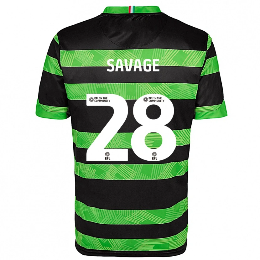 Danxen Herren Caitlin Savage #28 Schwarz Grün Auswärtstrikot Trikot 2025/26 T-Shirt Österreich