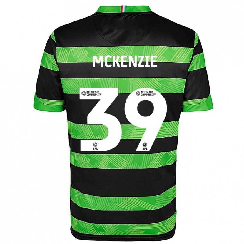 Danxen Herren Kai Mckenzie #39 Schwarz Grün Auswärtstrikot Trikot 2025/26 T-Shirt Österreich