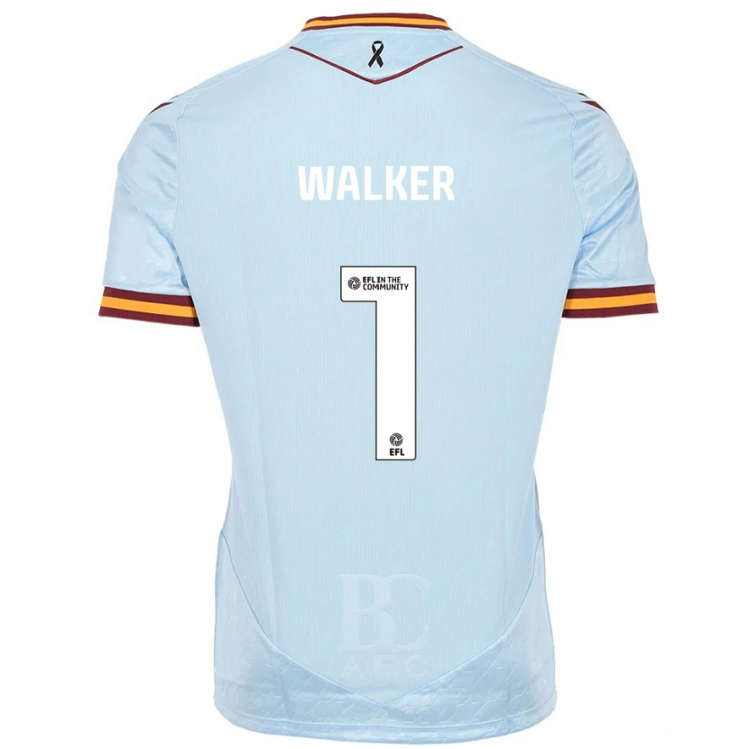 Danxen Herren Sam Walker #1 Himmelblau Auswärtstrikot Trikot 2025/26 T-Shirt Österreich