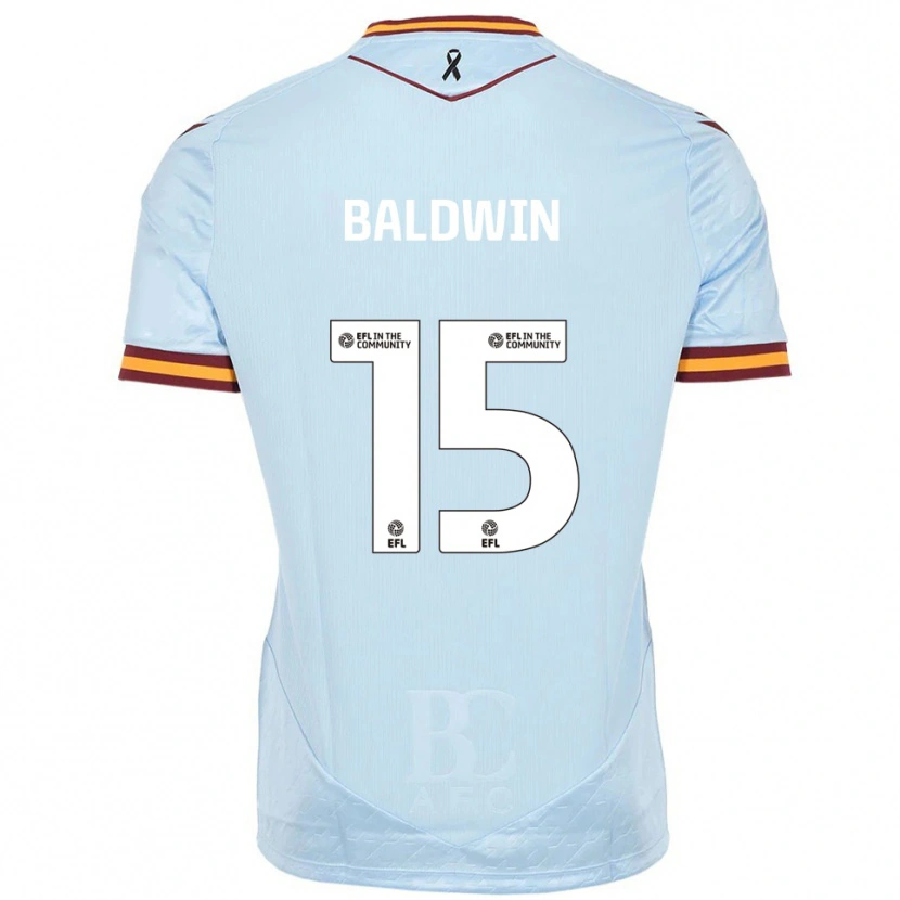 Danxen Herren Aden Baldwin #15 Himmelblau Auswärtstrikot Trikot 2025/26 T-Shirt Österreich