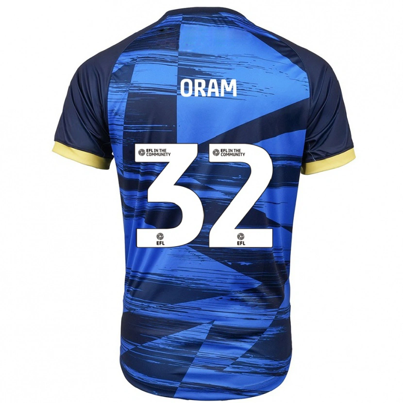 Danxen Herren Jake Oram #32 Blau Marine Auswärtstrikot Trikot 2025/26 T-Shirt Österreich