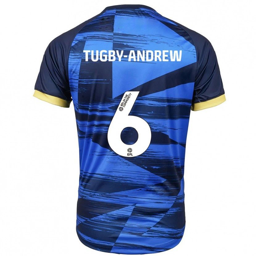 Danxen Herren Jessica Tugby-Andrew #6 Blau Marine Auswärtstrikot Trikot 2025/26 T-Shirt Österreich