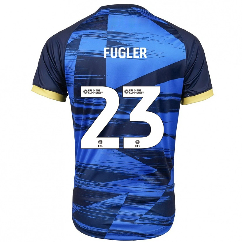 Danxen Herren Millie Fugler #23 Blau Marine Auswärtstrikot Trikot 2025/26 T-Shirt Österreich