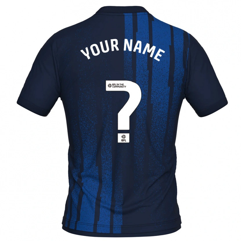 Danxen Herren Ihren Namen #0 Marine Weiß Auswärtstrikot Trikot 2025/26 T-Shirt Österreich