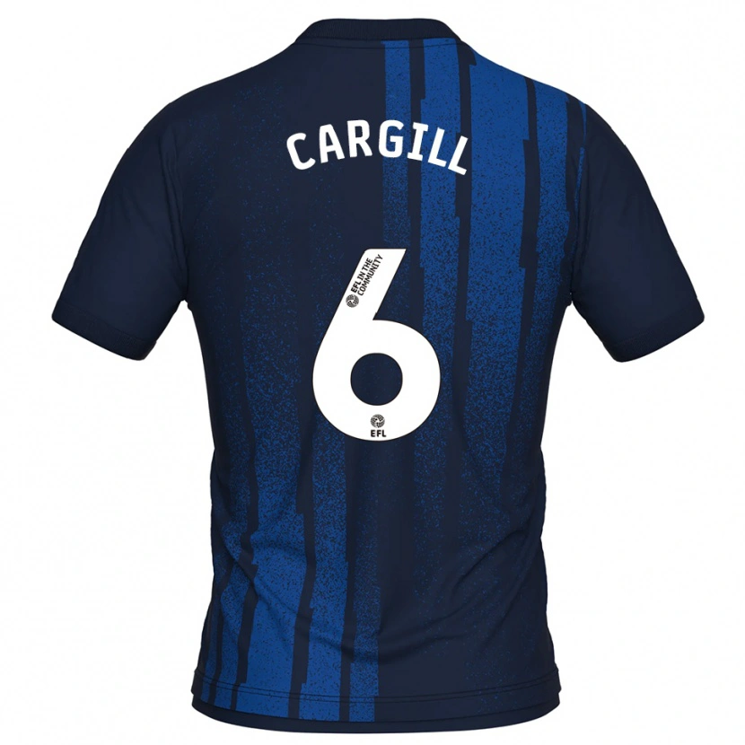 Danxen Herren Baily Cargill #6 Marine Weiß Auswärtstrikot Trikot 2025/26 T-Shirt Österreich