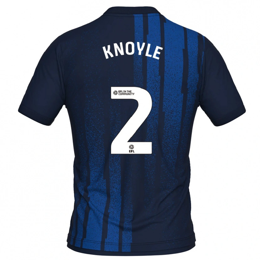 Danxen Herren Kyle Knoyle #2 Marine Weiß Auswärtstrikot Trikot 2025/26 T-Shirt Österreich