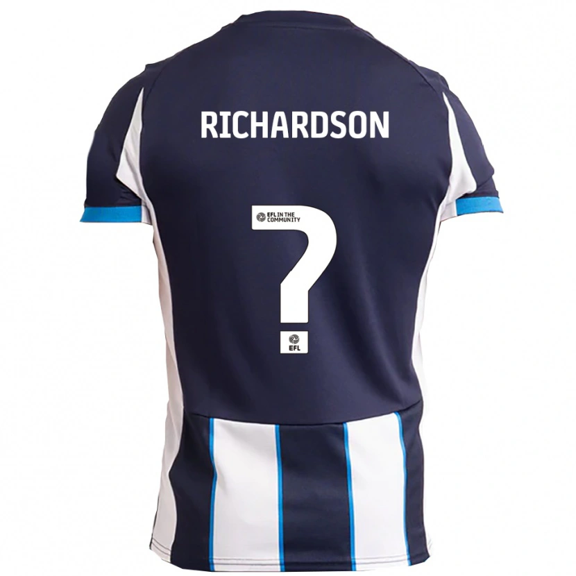 Danxen Herren Ellie Richardson #0 Weiß Marine Auswärtstrikot Trikot 2025/26 T-Shirt Österreich