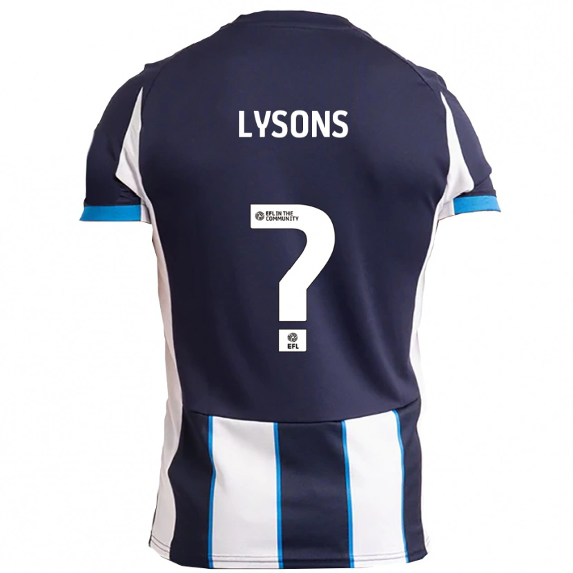 Danxen Herren Emma Lysons #0 Weiß Marine Auswärtstrikot Trikot 2025/26 T-Shirt Österreich