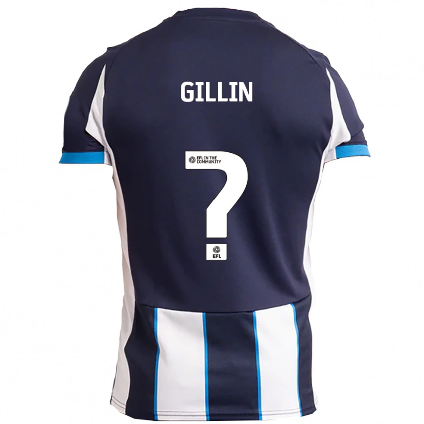 Danxen Herren Jessica Gillin #0 Weiß Marine Auswärtstrikot Trikot 2025/26 T-Shirt Österreich