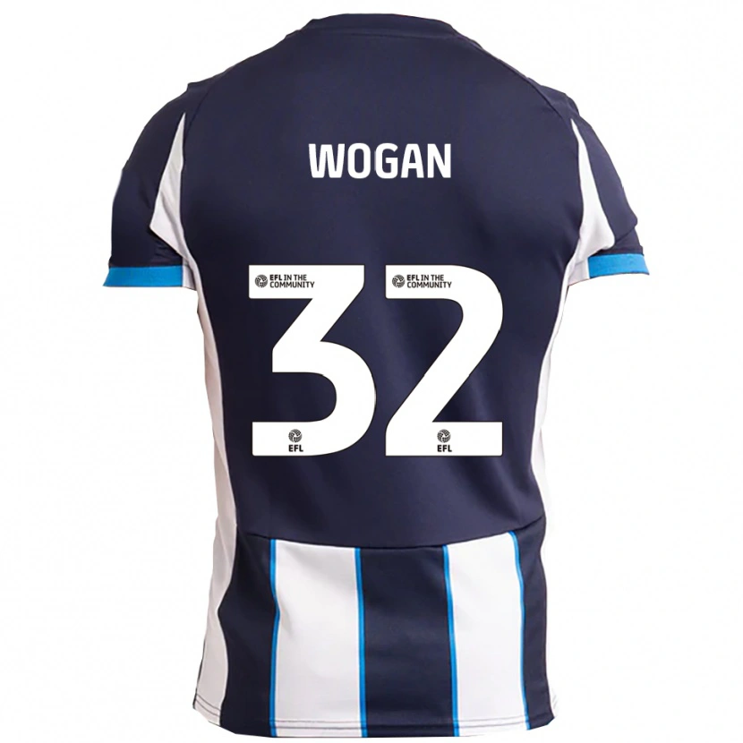 Danxen Herren Andrew Wogan #32 Weiß Marine Auswärtstrikot Trikot 2025/26 T-Shirt Österreich