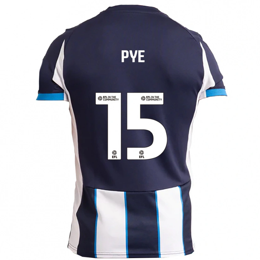 Danxen Herren Ethan Pye #15 Weiß Marine Auswärtstrikot Trikot 2025/26 T-Shirt Österreich