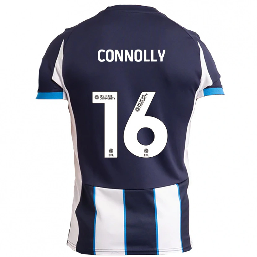 Danxen Herren Callum Connolly #16 Weiß Marine Auswärtstrikot Trikot 2025/26 T-Shirt Österreich