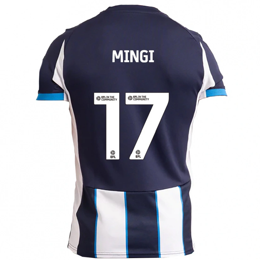 Danxen Herren Jay Mingi #17 Weiß Marine Auswärtstrikot Trikot 2025/26 T-Shirt Österreich