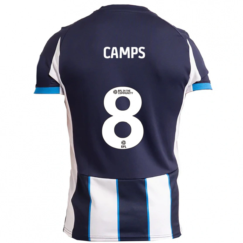 Danxen Herren Callum Camps #8 Weiß Marine Auswärtstrikot Trikot 2025/26 T-Shirt Österreich