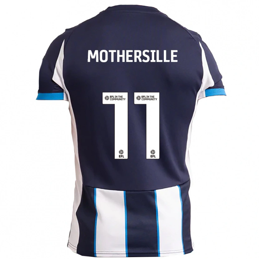 Danxen Herren Malik Mothersille #11 Weiß Marine Auswärtstrikot Trikot 2025/26 T-Shirt Österreich