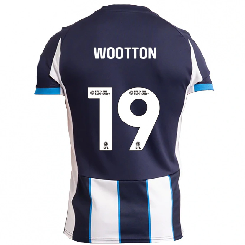 Danxen Herren Kyle Wootton #19 Weiß Marine Auswärtstrikot Trikot 2025/26 T-Shirt Österreich