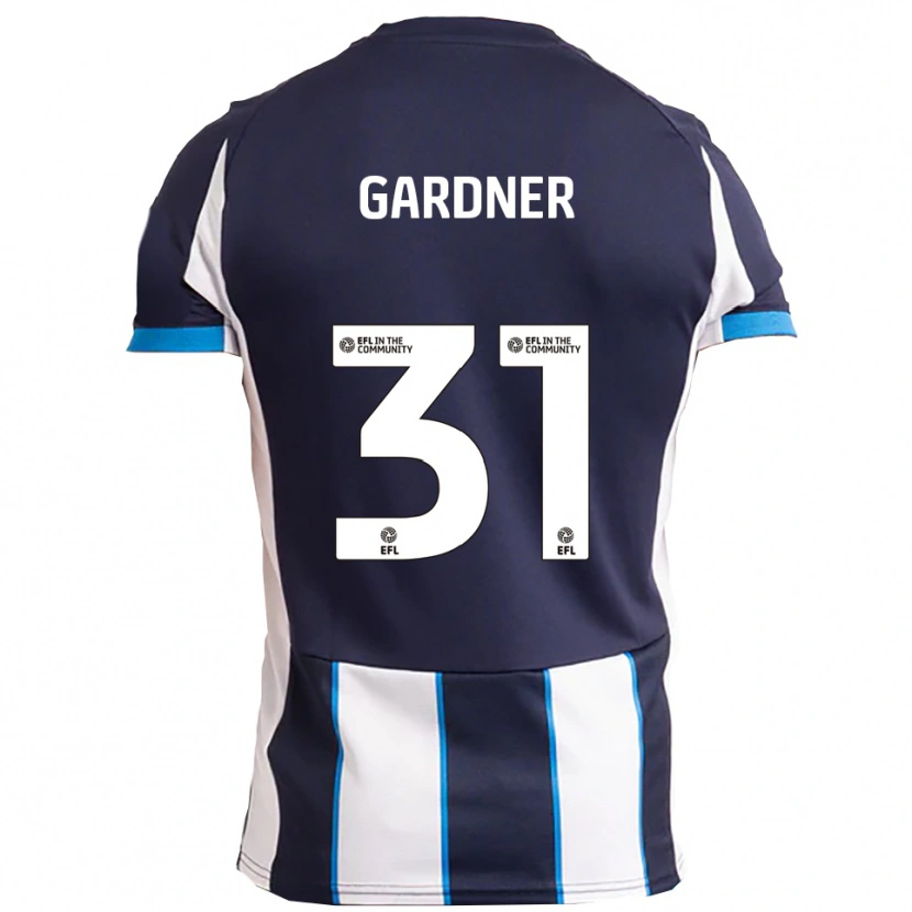 Danxen Herren Che Gardner #31 Weiß Marine Auswärtstrikot Trikot 2025/26 T-Shirt Österreich