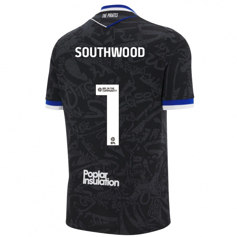 Danxen Herren Luke Southwood #1 Schwarz Weiß Auswärtstrikot Trikot 2025/26 T-Shirt Österreich