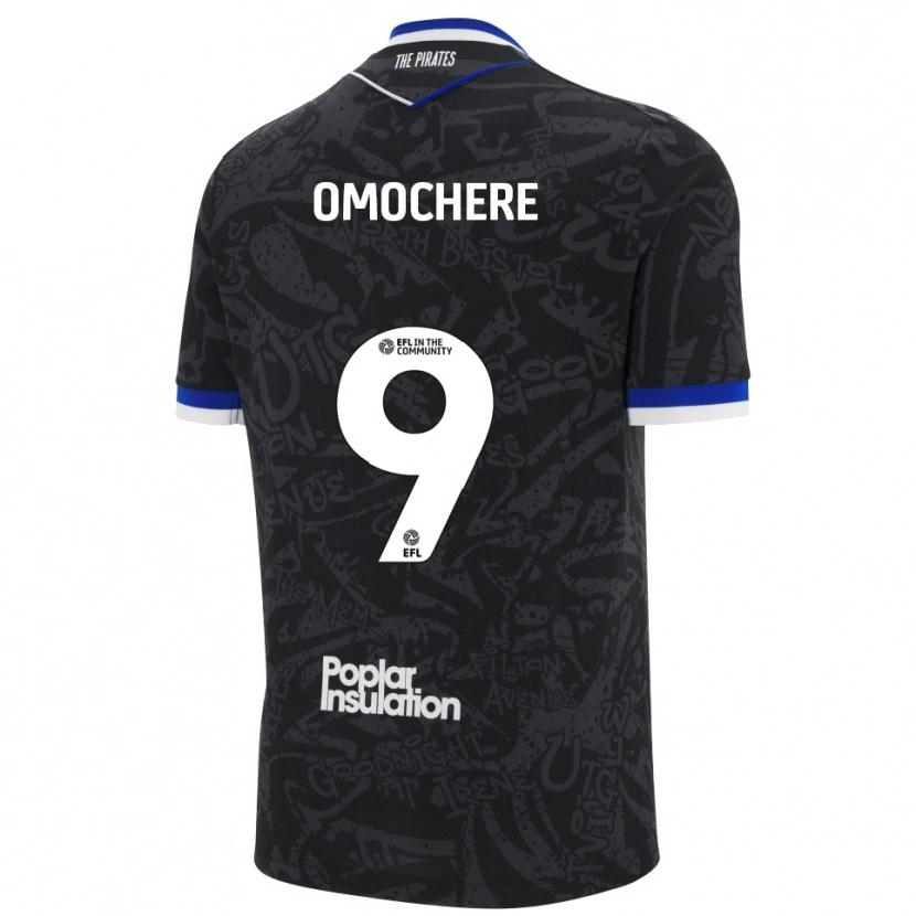 Danxen Herren Promise Omochere #9 Schwarz Weiß Auswärtstrikot Trikot 2025/26 T-Shirt Österreich