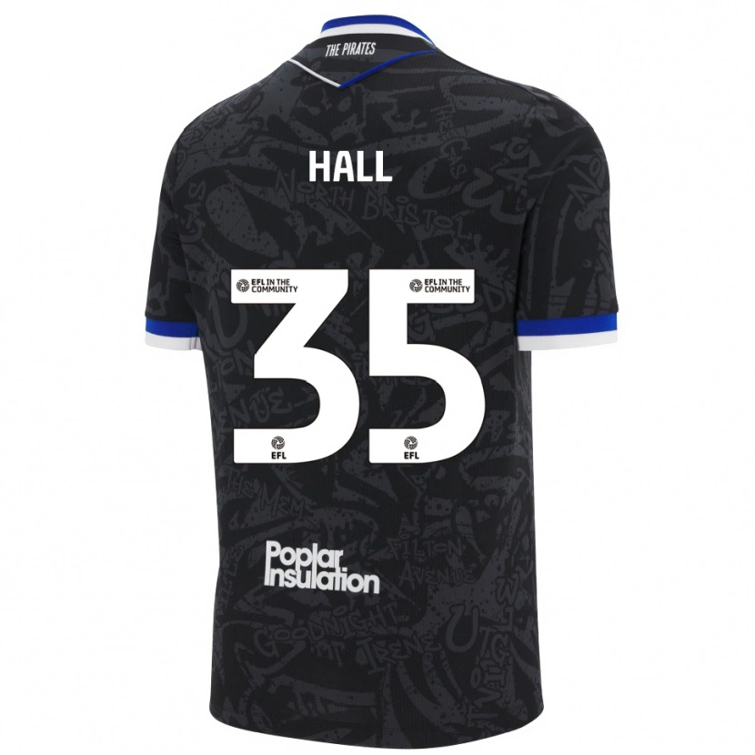 Danxen Herren Matt Hall #35 Schwarz Weiß Auswärtstrikot Trikot 2025/26 T-Shirt Österreich